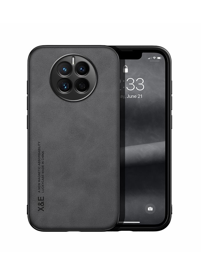 Suteni Back Cover Card Slots Leather Phone Case for Huawei - Image 2