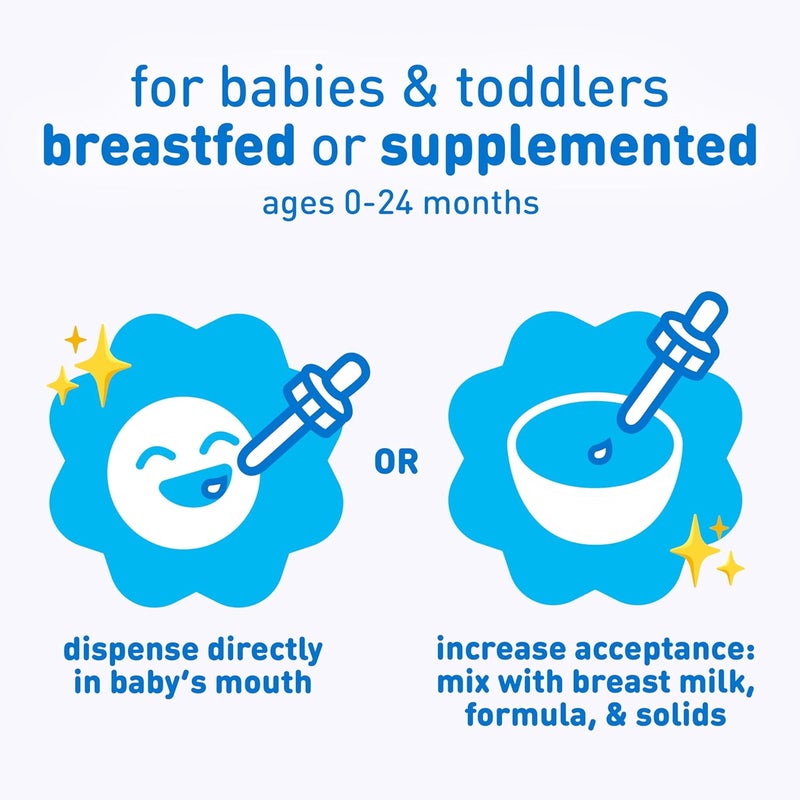 Enfamil FerInSol Iron Supplement Drops for Infants  Toddlers Supports Brain Development 50 mL Dropper Bottle - Image 4