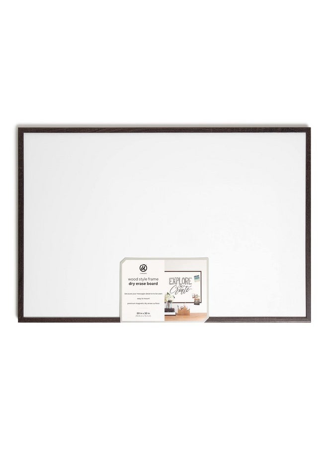 U Brands Magnetic Dry Erase Board With Wood Style Frame, Office Supplies, 20” X 30”  - Image 5