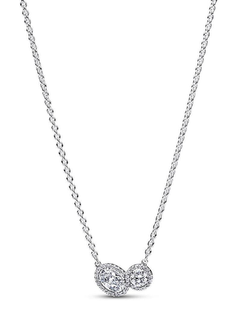 PANDORA Embracing Halo Necklace  - Image 1