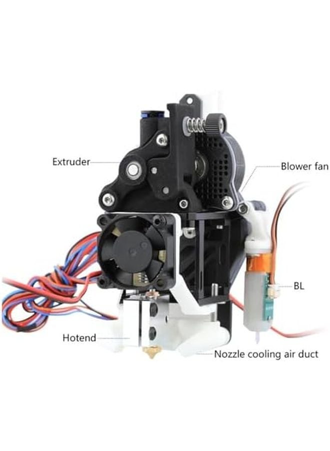 شيربا ميني محول شريط الألومنيوم الفضي حامل رأس الطباعة لـ VzBoT 330 235 جولياث كريزي دراجون هوت إند VZ إكسترودر طابعة ثلاثية الأبعاد - Image 4