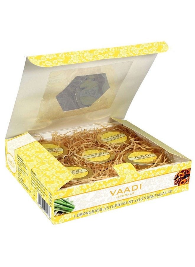 VAADI HERBALS - Lemongrass Anti Pigmentation Spa Facial Kit With Cedarwood Extract 270G - Image 1