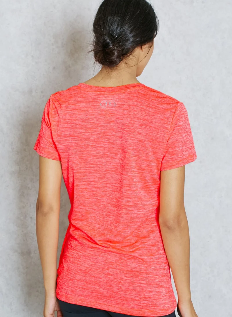 UNDER ARMOUR Technical V-Neck T-Shirt