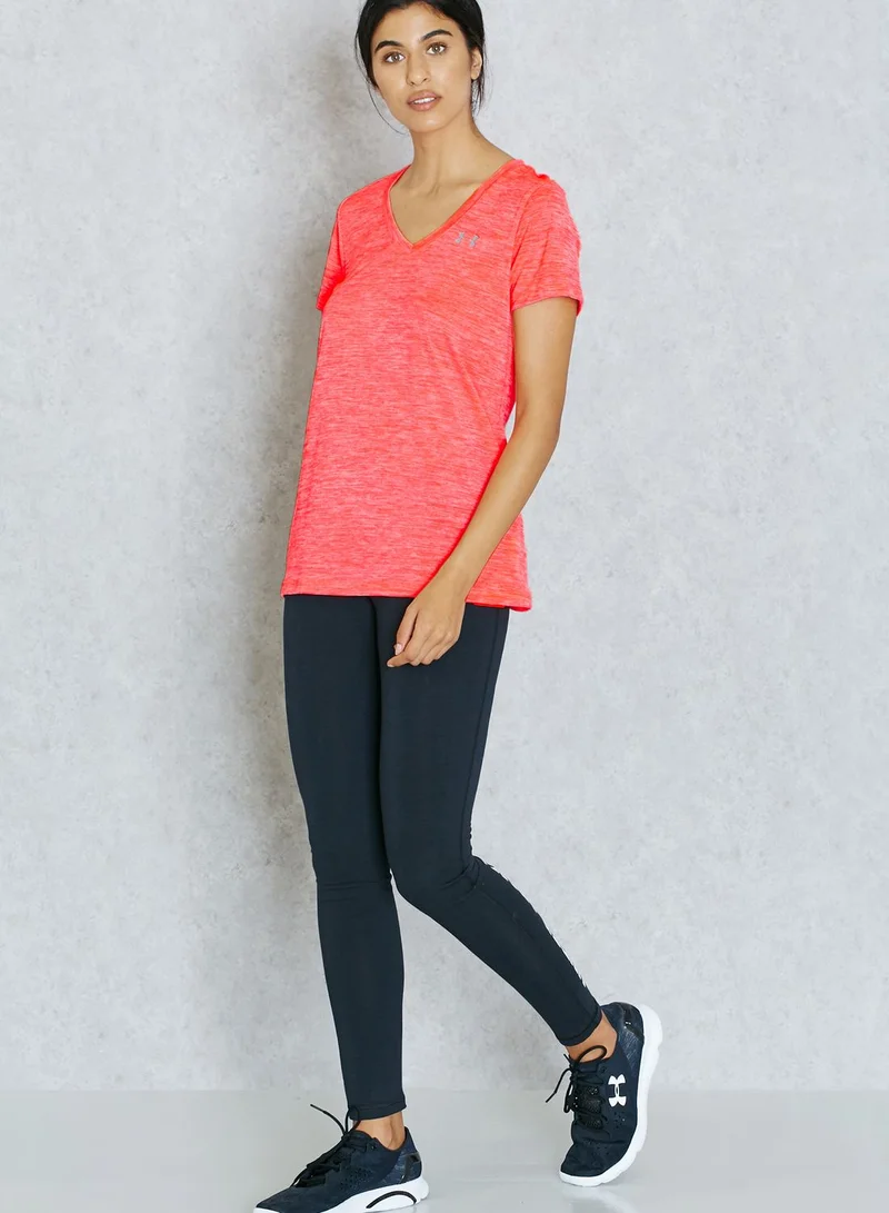 UNDER ARMOUR Technical V-Neck T-Shirt