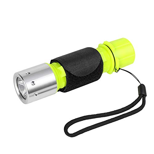 Oumers Diving Flashlight, Super Bright LED Diving Light Waterproof Underwater Torch for Scuba Diving and Other Outdoor Activities - Image 2