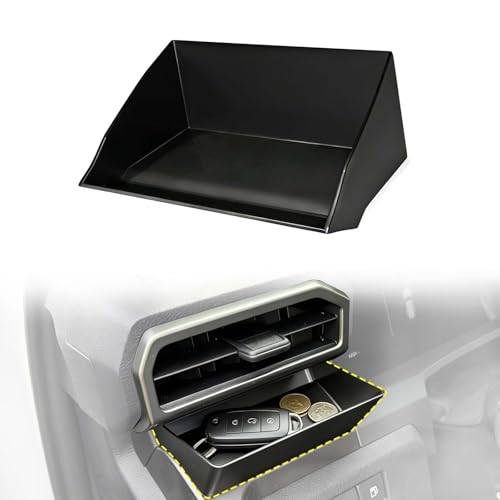 Nrovonis Driver Side Air Vent Storage Tray for 2024 2025 2026 Toyota Tacoma Accessories 2025 2026 Toyota 4Runner Accessories Extra Storage Organizer Box for Key Coin Card with PreApplied Tape - Image 1