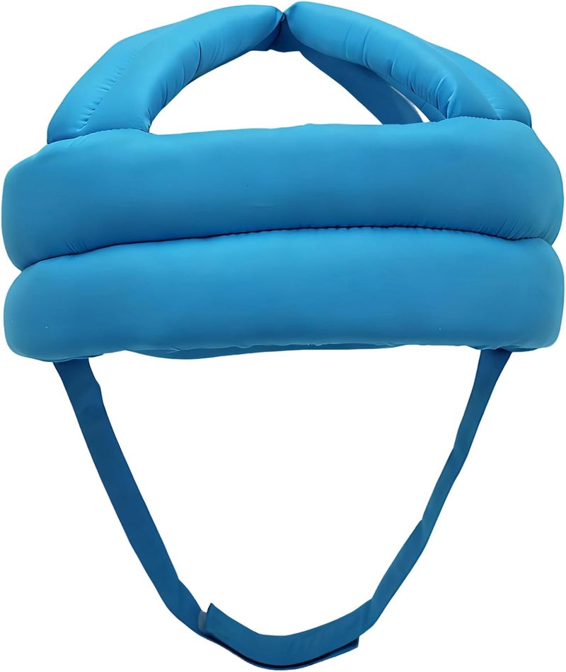 Lake Blue Elderly Protective Helmet, Fall Protection Headgear, 9.1 X 9.1 X 8.7 in, Adjustable & Breathable - Image 1