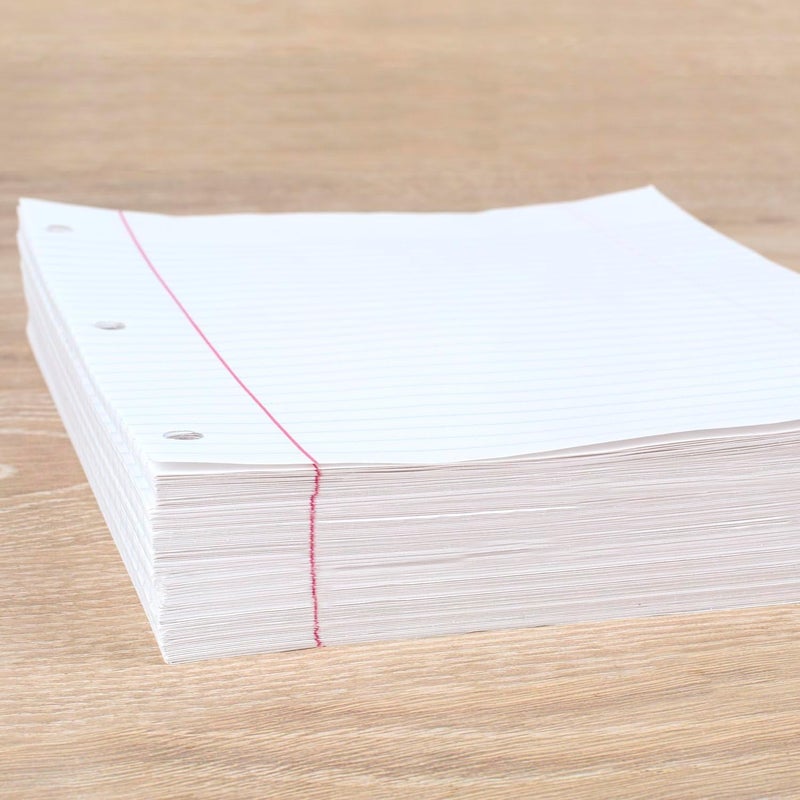 Mead Loose Leaf Paper, Wide Ruled Filler Notebook Paper, 8" x 10-1/2", 400 Sheets, Fits 3-Ring Binder (150036-ECM) - Image 5