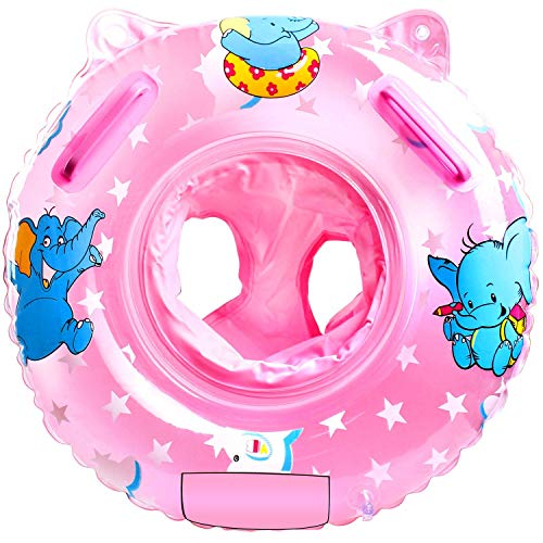 Sealive Baby Swimming Float Toddler Floaties with Infant Seat Boat Double Handle Childrens First Swim Ring Bathtub Toys Pool Accessories for Kids Toddlers - Image 1