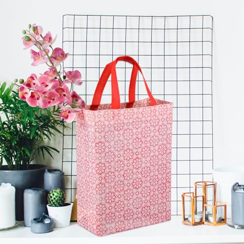 Kuber Industries Shopping Handbag | Grocery Handbag | Shopping Bag | Grocery Shopping Bag | Reusable Shopping Bags | Vegetable Bag | Carry Bag | Pack of 24 | Multicolor - Image 4