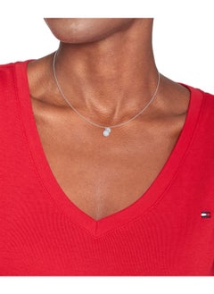TOMMY HILFIGER TH JEWELRY MINI CRYSTALS WOMENS PENDANT NECKLACE - 2780901  - Image 2