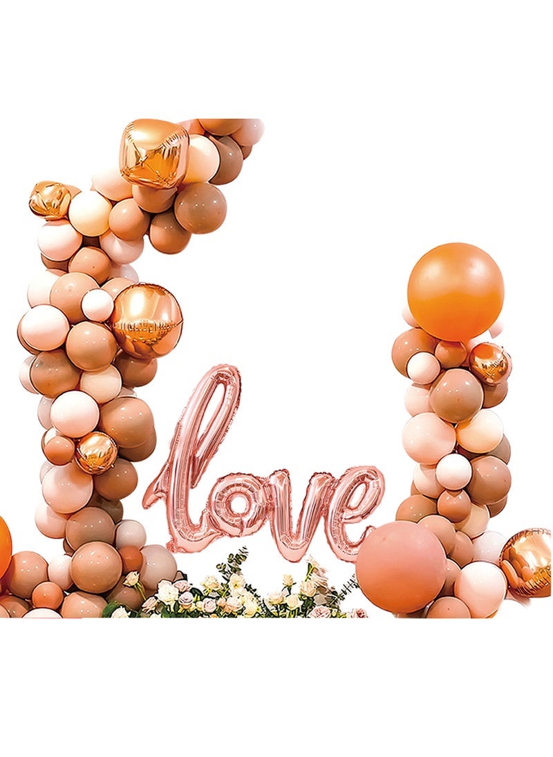 Sharpdo 85-Piece Orange Balloon Set, for Indoor and Outdoor Decorating Birthday Parties, Weddings, Baby Showers, Valentine's Day - Image 2