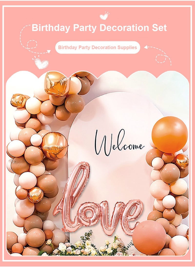 Sharpdo 85-Piece Orange Balloon Set, for Indoor and Outdoor Decorating Birthday Parties, Weddings, Baby Showers, Valentine's Day - Image 1