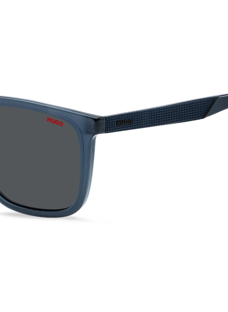 HUGO Men's UV Protection Sunglasses Hg 1304/S Blue 45.1 - Lens Size: 55 Mm