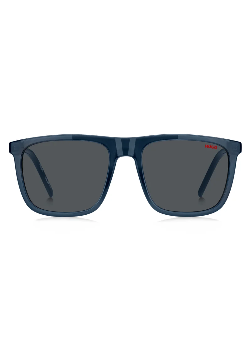 HUGO Men's UV Protection Sunglasses Hg 1304/S Blue 45.1 - Lens Size: 55 Mm