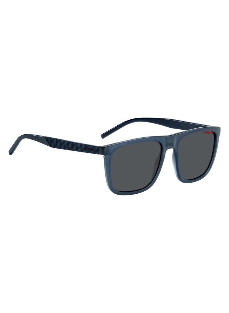 HUGO Men's UV Protection Sunglasses Hg 1304/S Blue 45.1 - Lens Size: 55 Mm