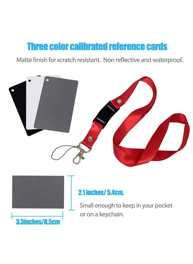 RENIAN Small Grey White Balance Card 18% and Grey Reference Reflector Board with Carrying Bag Photography Card Custom Calibration Camera Checker Video, DSLR and Film - Image 3