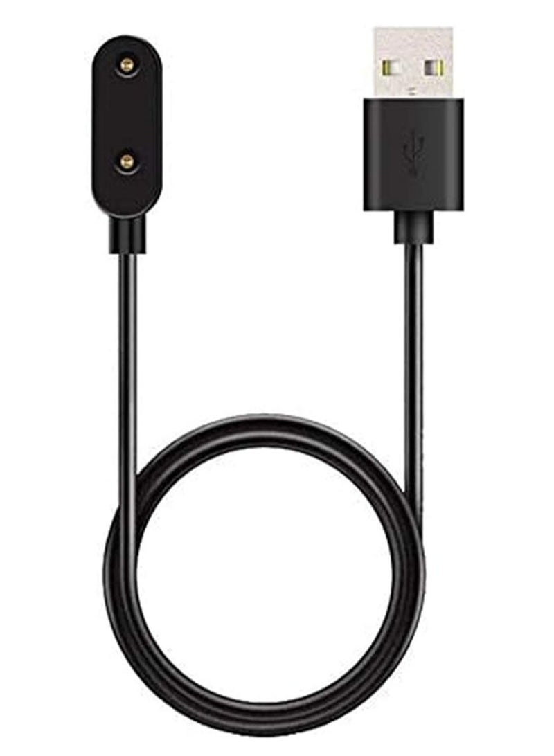 "USB Charging Cable and Dock Stand for Huawei Band 6 Smartwatch - Black" - Image 1