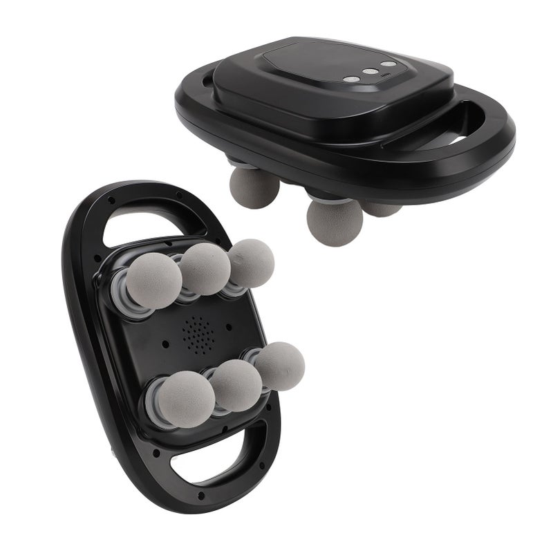 6 Heads Handheld Electric Deep Tissue Body Massager for Dad Mom Muscle Massager for Back Leg Neck Shoulder Body with 20 Levels 9 Modes Black - Image 5