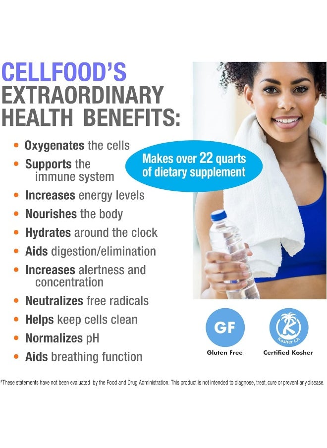 Cellfood Liquid Concentrate, 1 Fl Oz - Oxygen + Nutrient Supplement  - Image 5