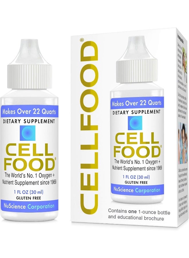 Cellfood Liquid Concentrate, 1 Fl Oz - Oxygen + Nutrient Supplement  - Image 1