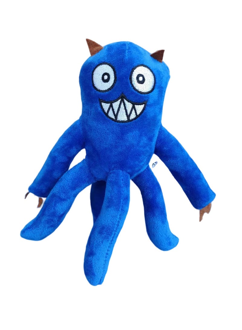 22cm Blue Four-Legged Monster Plush Toy, Banban Garden Soft Cartoon Doll Pillow, Suitable As A Gift For Children On Birthdays And Holidays  - Image 1