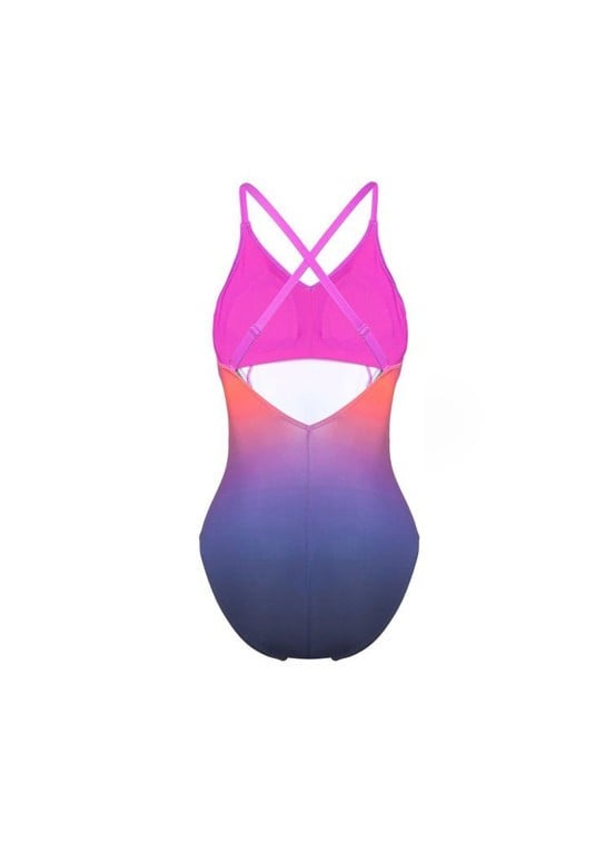 speedo Womens One Piece Swimsuit, Pink Multi  - Image 2