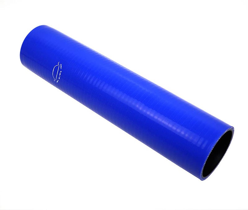 TenkeAuto 12" Long High Performance 4-Ply Reinforced 2.75" ID Straight Coupler Silicone Hose Turbo/Intercooler/Piping (BLUE 2.75'') - Image 5