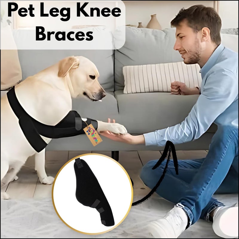 Western Era Dog Disability Leg Support Brace | Rear & Front Leg Injury Aid for Arthritis, Mobility, Sprain Recovery | Wrap for Disabled Dogs with Padding | Helps Walking, Balance, Joint Relief (Left) - Image 2