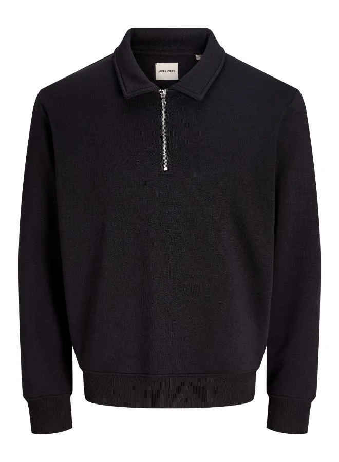 JACK & JONES  Solid Crew Neck Regular Fit Sweatshirt for Men | Best Price UAE