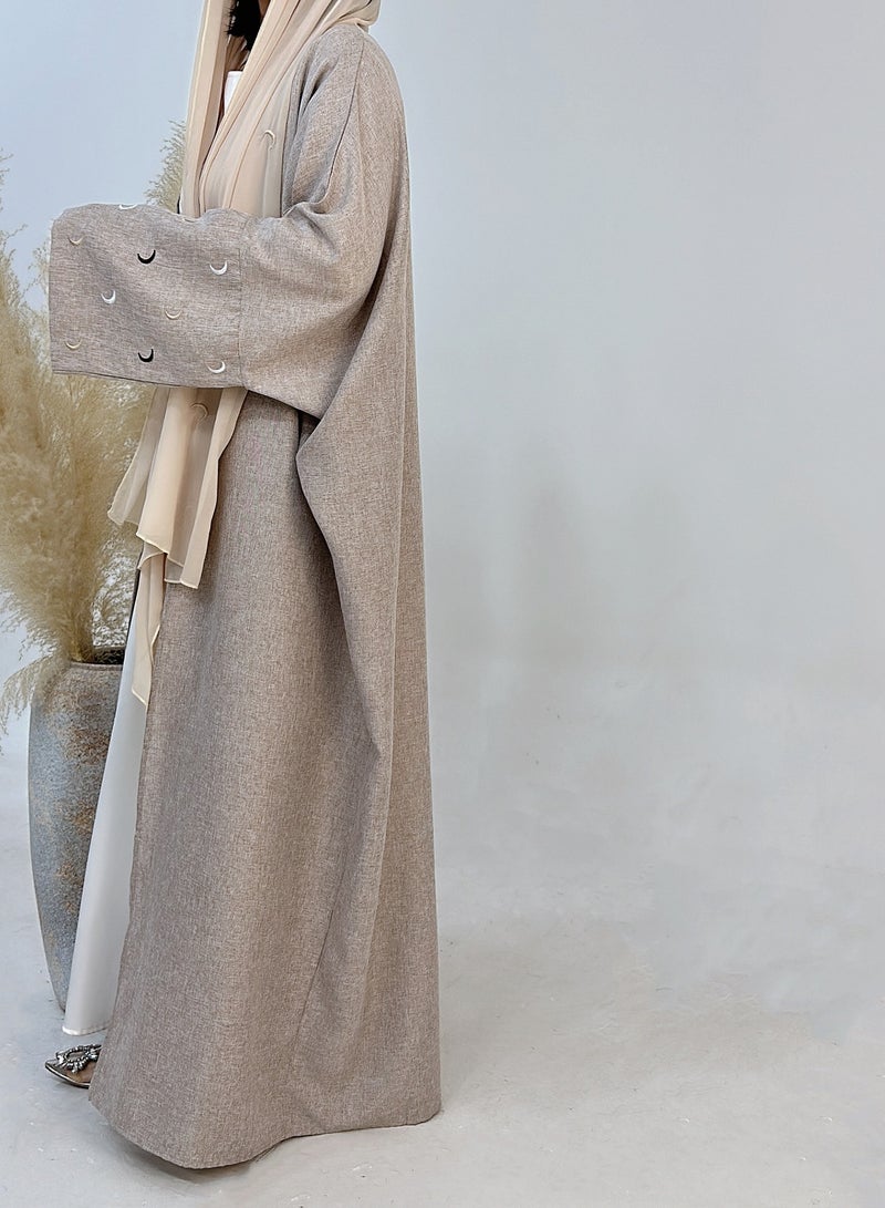 إسكدنيا عباية مطرزة مريحة للصلاة - فستان إسلامي ناعم ومسامي للسيدات - مناسب للارتداء اليومي ومناسبات رمضان - Image 2