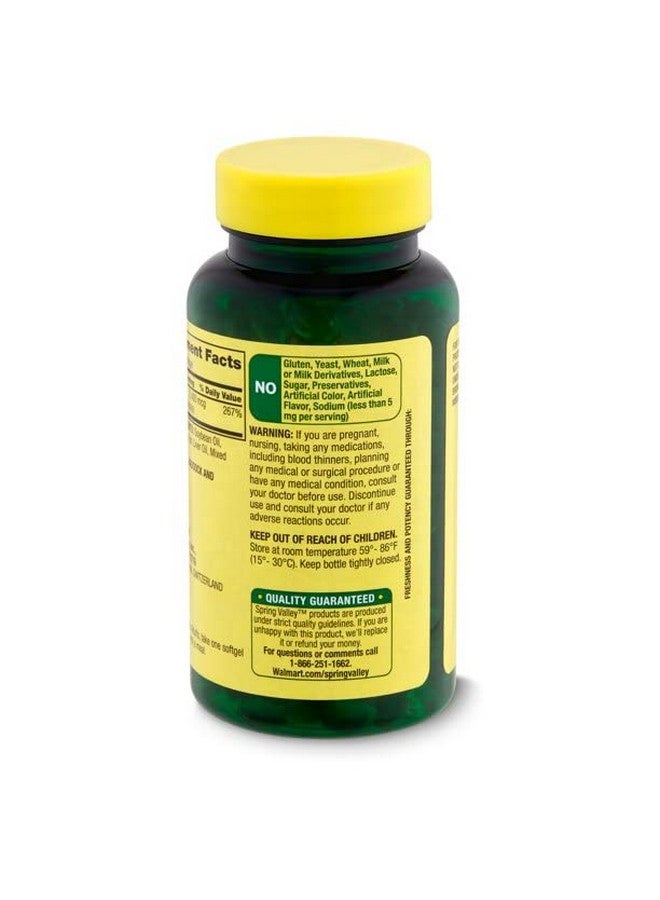 SPRING VALLEY Vitamin A Supplement 2400 Mcg 250 Softgels Pack Of 2 - Image 5