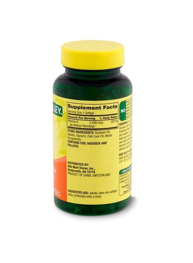 SPRING VALLEY Vitamin A Supplement 2400 Mcg 250 Softgels Pack Of 2 - Image 3