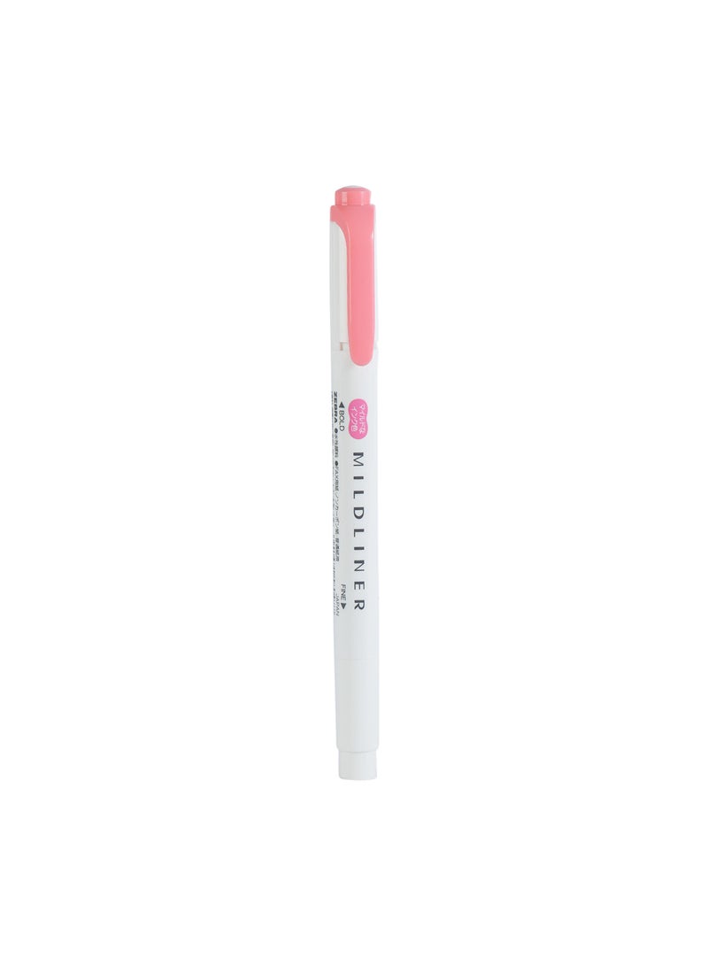 ZEBRA Mildliner Double Sided Highlighter , for Journal Planner , marking dictionary, Note Taking , drawing illustrations , Pack of 10 pink Highlighters  - Image 2