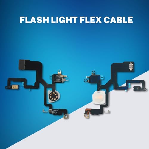 MEEFIX Flash Light Flex Cable Replacement for iPhone 12 Pro Max - Repair Parts for A2342, A2410, A2412, A2411 Flashlight Module Connector - Image 2