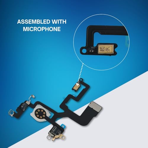 MEEFIX Flash Light Flex Cable Replacement for iPhone 12 Pro Max - Repair Parts for A2342, A2410, A2412, A2411 Flashlight Module Connector - Image 4