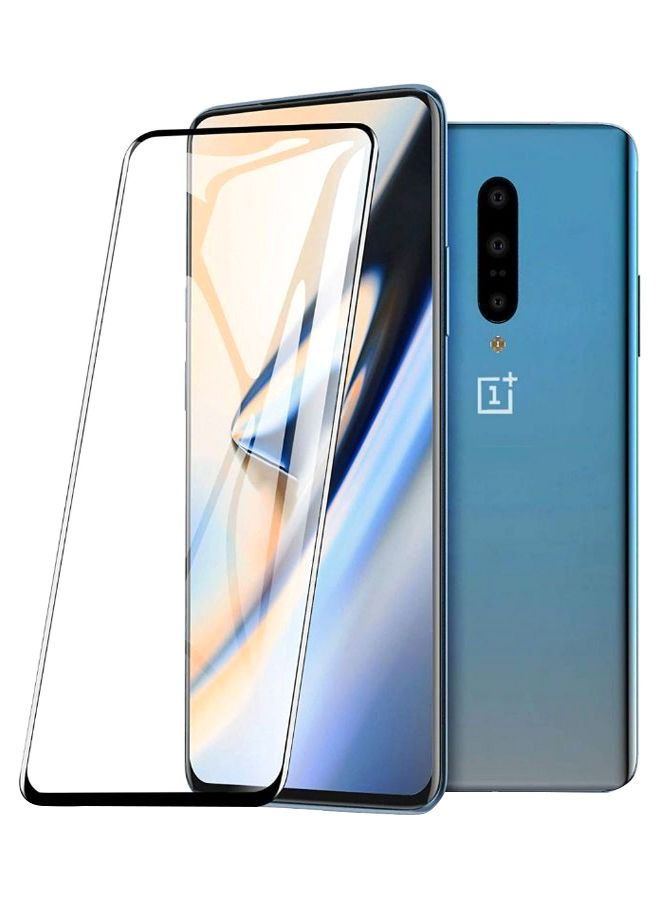 Ultra-Thin Tempered Glass Screen Protector For OnePlus 7 Pro Black/Clear - Image 1