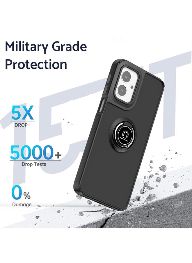 S-TOP Case For Motorola Moto G55 Q Shadow 1 Series TPU + PC Phone Case with Ring - Image 3