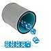 GWHOLE Leather Dice Cup Dice Stacking Shaker Cup Bar Pub Club Liar Games Dice Rolling Set with 10 Dices for Yahtzee Farkle Party Games Gift - Image 2
