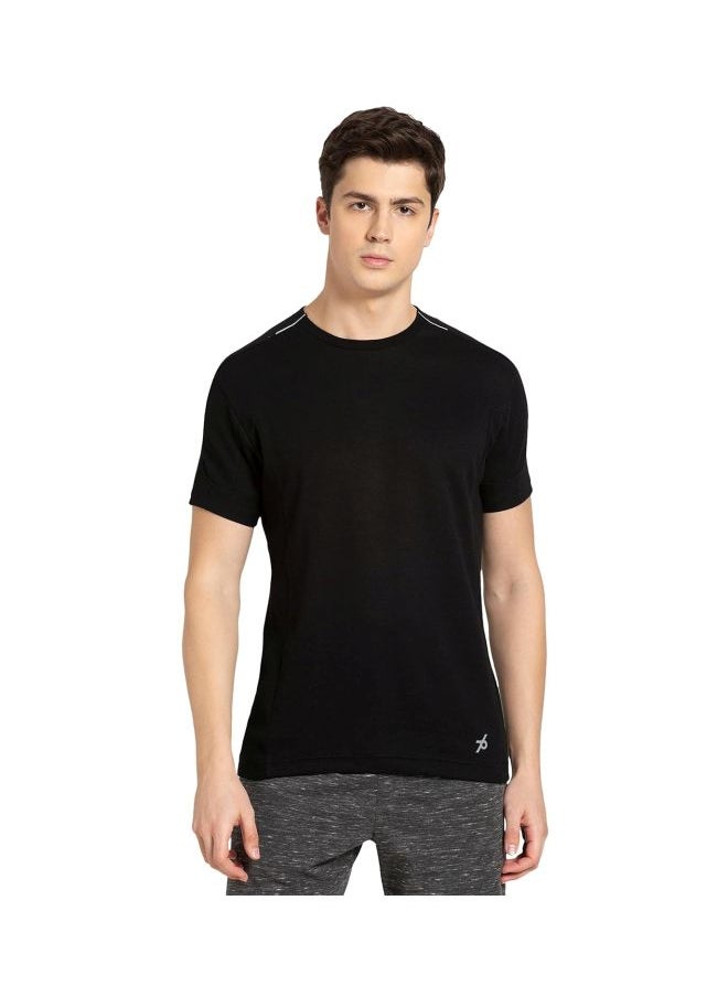 JOCKEY - Jockey MV01 Men Super Combed Cotton Blend Solid Round Neck Half Sleeve T Shirt with Stay Fresh Treatment - Image 1