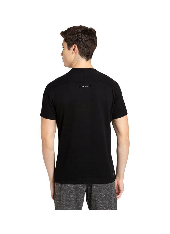 JOCKEY - Jockey MV01 Men Super Combed Cotton Blend Solid Round Neck Half Sleeve T Shirt with Stay Fresh Treatment - Image 1