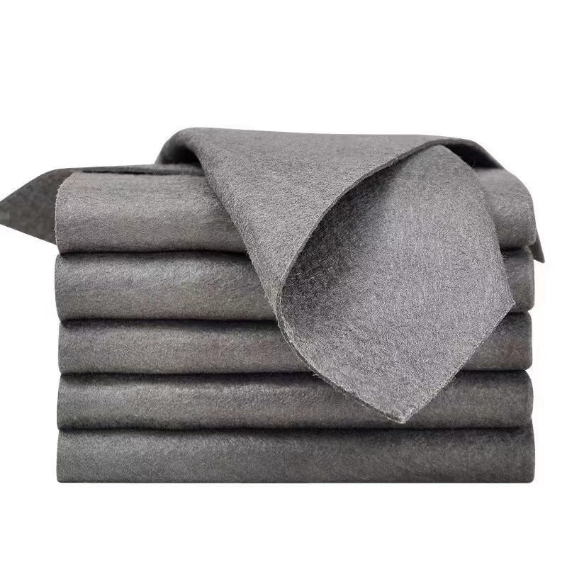 Generic Magic Cloth No-Trace Absorbent Household Wipe Thickened dark gray 