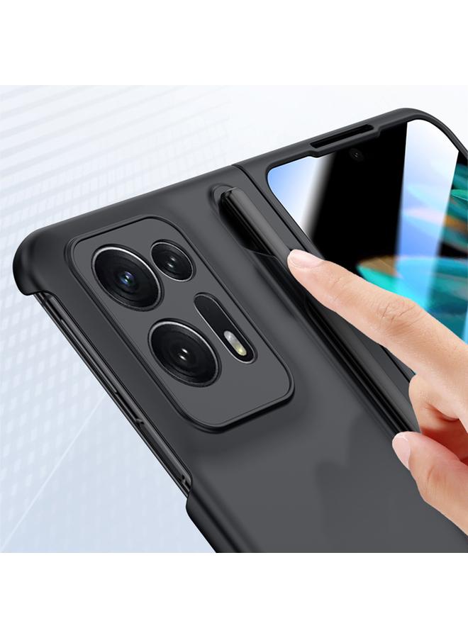 S-TOP Case For OPPO Find N2 Integrated Skin Feel PC Phone Case with Pen / Pen Box - Image 3