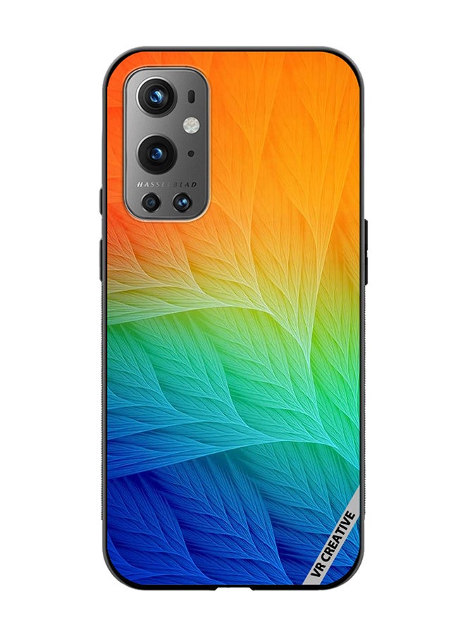 VR CREATIVE Protective Case Cover For OnePlus 9 Pro Cute Layers Design Multicolour - Image 1