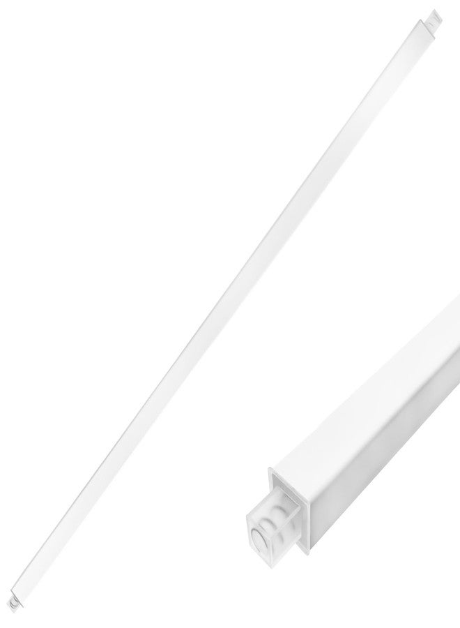 SENMEDO 24-Inch Adjustable Towel Bar Replacement Rod Spring End Wall-Mounted Replacement for Bathroom & Kitchen Towel Storage - Image 1