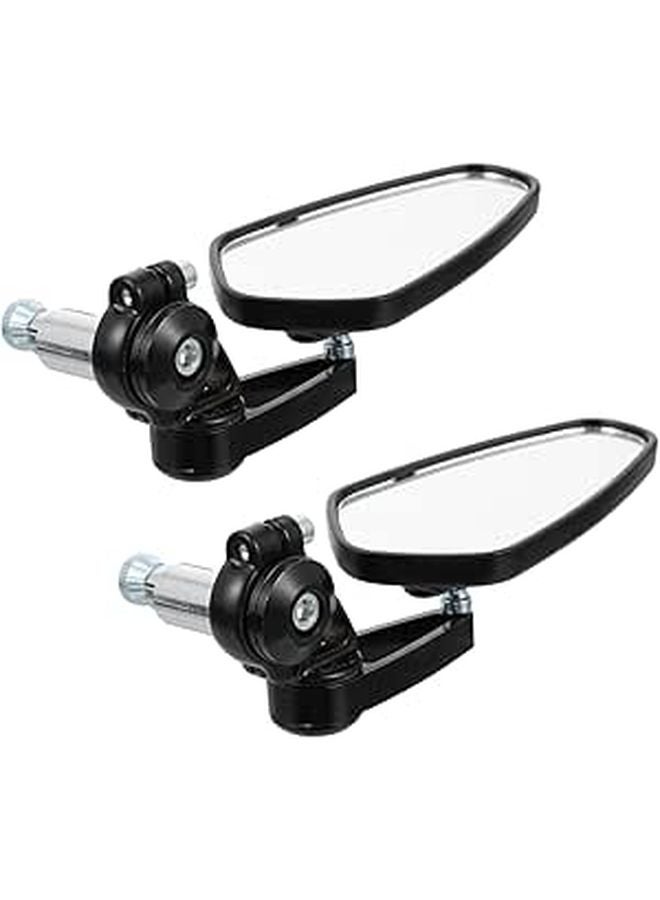 22mm CNC Aluminum Motorcycle Bar End Side Mirrors Universal Replacement Parts - Image 1
