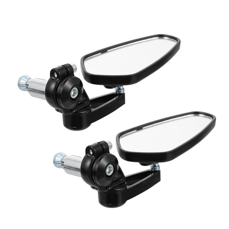 22mm CNC Aluminum Motorcycle Bar End Side Mirrors Universal Replacement Parts - Image 2