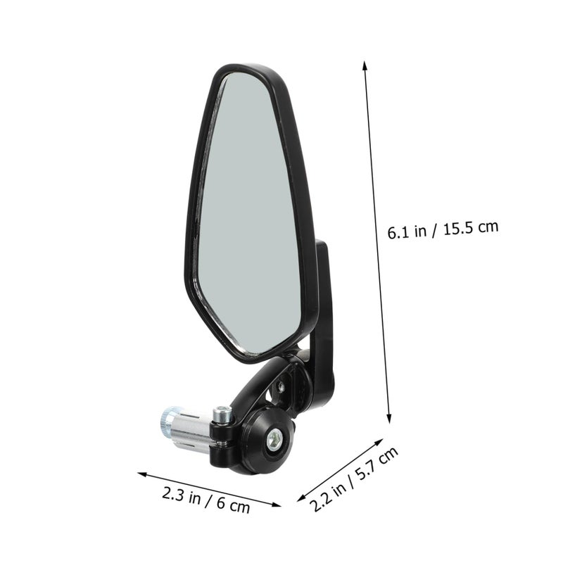 22mm CNC Aluminum Motorcycle Bar End Side Mirrors Universal Replacement Parts - Image 3