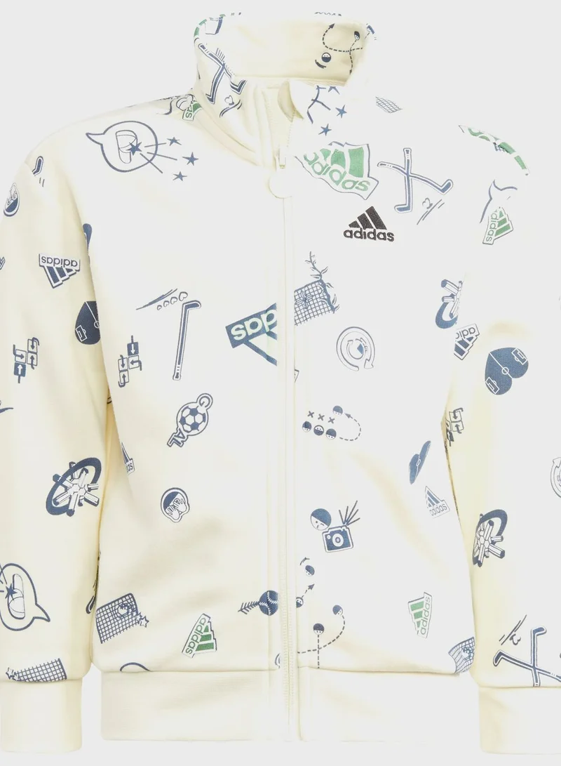 Adidas Little Kids Brand Luv Track Suit