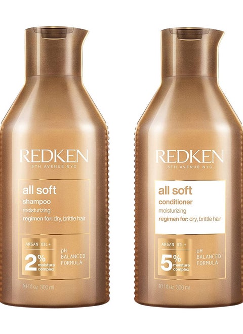 Redken All Soft Shampoo and Conditioner Set 300ml